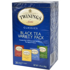 Чай чорний набір 20 пакетиків, Twinings Black Tea Classics, 40 г