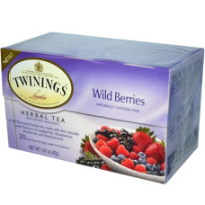 Трав'яний чай, дикі ягоди, Herbal Tea Twinings, 20 пакетиків, 40 г