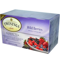 Трав'яний чай, дикі ягоди, Herbal Tea Twinings, 20 пакетиків, 40 г