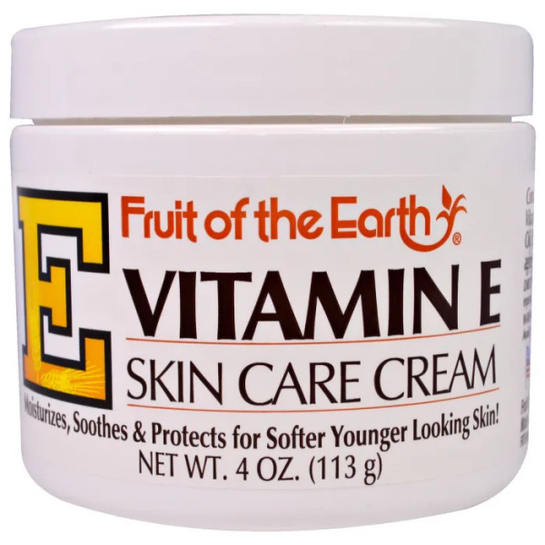 Крем для обличчя з вітаміном Е, Vitamin E, Skin Care Cream, Fruit of the Earth, 113 г