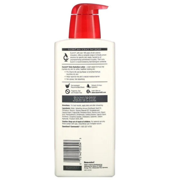 Відновлювальний лосьйон для тіла, Eucerin, 500 мл