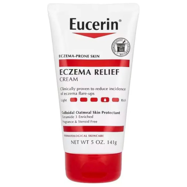 Крем для тіла від екземи, Eczema Relief Body Cream, Eucerin, без аромату, 141 г