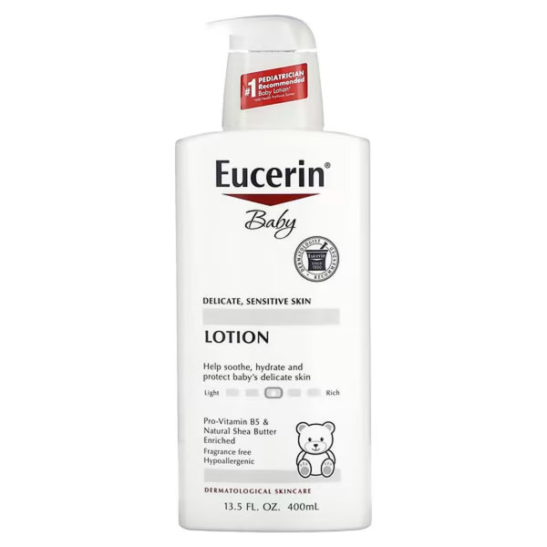 Дитячий лосьйон, без запаху, Baby Lotion, Eucerin, без ароматів, 400 мл