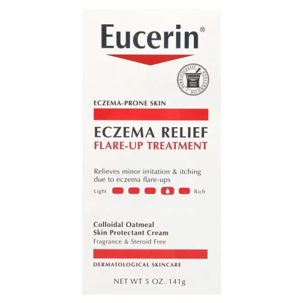 Крем від загострення екземи, Eczema Relief Flare-Up Treatment, Eucerin, без ароматів, 141 г