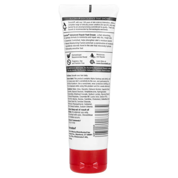 Крем для ніг Advanced Repair Foot Creme, Eucerin, без аромату, 85 г