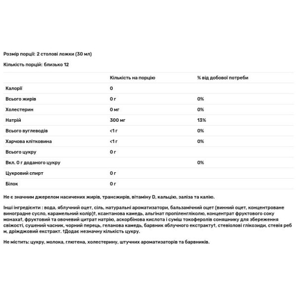 Малиновий соус, Raspberry Vinaigrette, Walden Farms, 355 мл