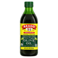 Оливкова олія першого віджиму, Organic Extra Virgin Olive Oil Bragg, органічна, 473 мл