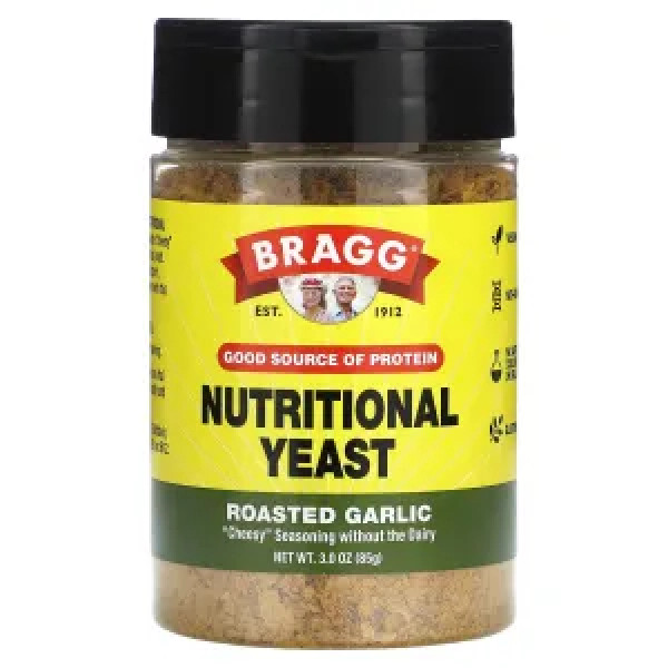 Харчові дріжджі, Nutritional Yeast, Bragg, пікантна приправа \