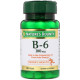 Вітамін В6, Vitamin B-6, Nature's Bounty, 100 мг, 100 таблеток