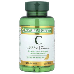 Вітамін C 1000 мг, з шипшиною, Vitamin C with Rose Hips Nature's Bounty, 100 каплет