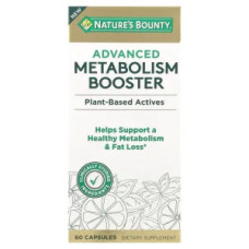Жироспалювач для метаболізму, Nature's Bounty Advanced Metabolism Booster, 60 капсул