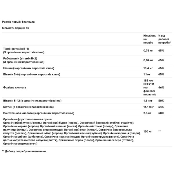 Суперфуд плюс енергія, Superfoods Plus Energy, Nature's Bounty, 30 капсул