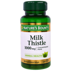 Розторопша 1000 мг, Nature's Bounty Milk Thistle, 50 капсул