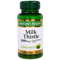 Розторопша 1000 мг, Nature's Bounty Milk Thistle, 50 капсул