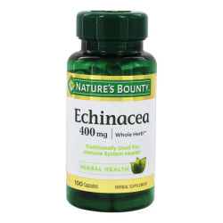 Ехінацея 400 мг, Nature's Bounty Echinacea, 100 капсул