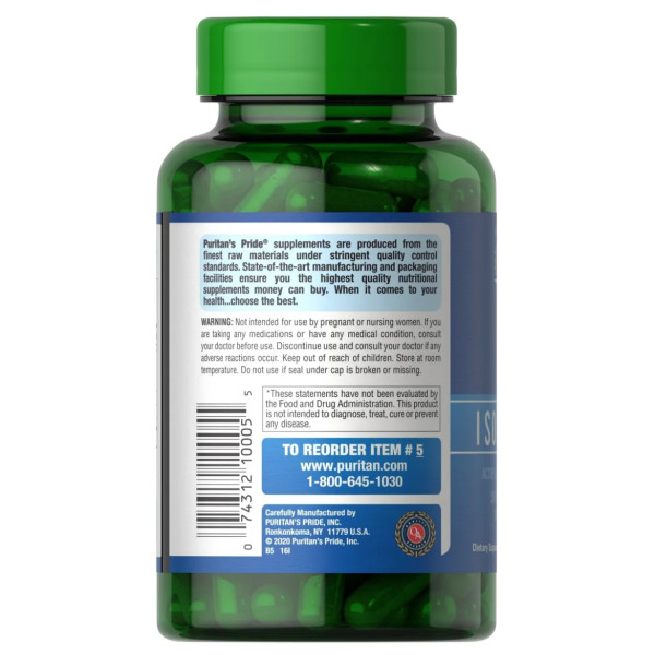 Ізофлавони сої, Soy Isoflavones, Puritan's Pride, 750 мг, 120 капсул швидкого вивільнення