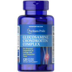 Глюкозамін та хондроїтин, Puritan's Pride Glucosamine Chondroitin Complex, 120 капсул
