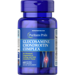 Глюкозамин и хондроитин, Puritan's Pride Glucosamine Chondroitin Complex, 60 капсул
