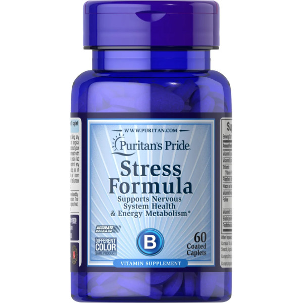 Стресс формула, Stress Formula, Puritan's Pride, 60 таблеток