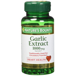 Часник екстракт 1000 мг, Nature's Bounty Garlic, 100 капсул