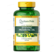 Олія вечірньої примули з ГЛК 1300 мг, Puritan's Pride Evening Primrose Oil, 30 гелевих капсул
