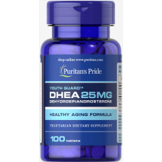 ДГЕА 25 мг, Puritan's Pride DHEA, 100 таблеток
