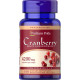 Журавлина з вітамінами С та Е, Cranberry Fruit Concentrate, Puritan's Pride, фруктовий концентрат, 4200 мг, 100 гелевих капсул