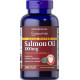 Жир лосося Омега-3, Omega-3 Salmon Oil, Puritan's Pride, 1000 мг (210 мг активної омега-3), 240 капсул