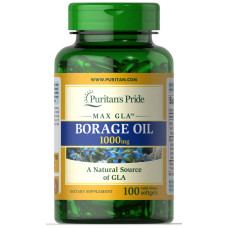Олія огірника 1000 мг, Puritan's Pride Borage Oil, 100 капсул
