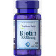 Биотин, Biotin, Puritan's Pride, 1000 мкг, 100 таблеток
