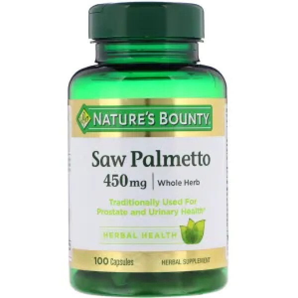 Со Пальметто, Saw Palmetto, Nature's Bounty, 450 мг, 100 капсул