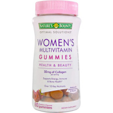 Мультивітаміни для жінок, жувальні, смак малини, Nature's Bounty Women's Multivitamin, 80 жувальних цукерок