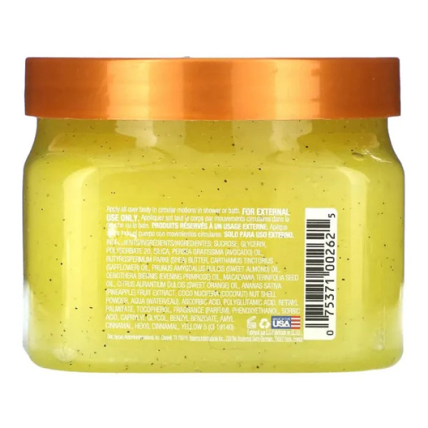 Цукровий скраб для тіла, Shea Sugar Scrub, Tree Hut, ананас\/лимон, 510 г