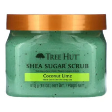 Цукровий скраб для тіла 510 г, Shea Sugar Scrub Tree Hut, лайм кокос