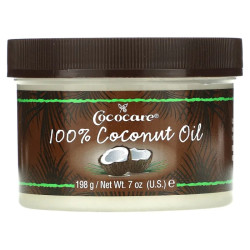 Кокосова олія 100%, Cococare Coconut Oil, 198 г