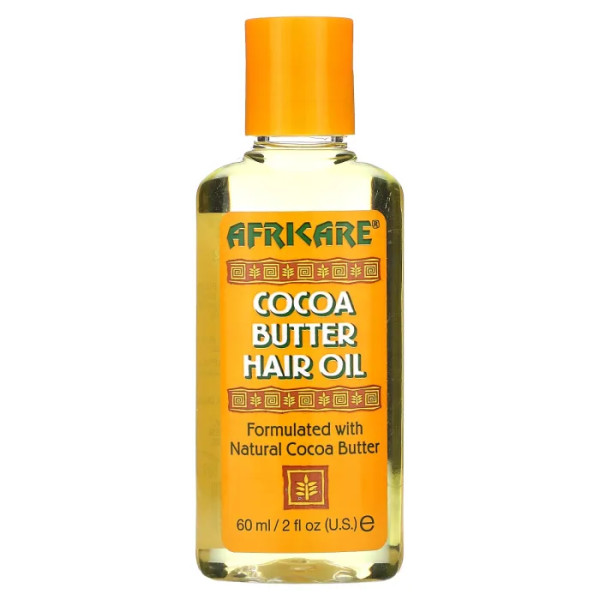Масло какао для волос, Cocoa Butter Hair Oil, Cococare, Africare, 60 мл