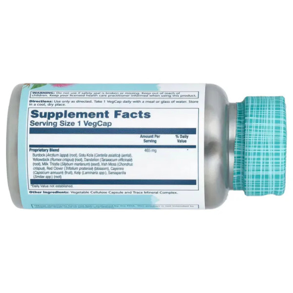 Здоров'я шкіри, Skin Blend, SP-4, Solaray, 100 вегетаріанських капсул