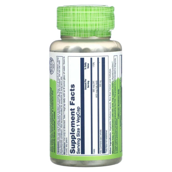 Ламінарія, Kelp, True Herbs, Solaray, 550 мг, 100 вегетаріанських капсул