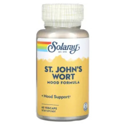 Звіробій формула настрою St. John's Wort Solaray, 60 вегетаріанських капсул