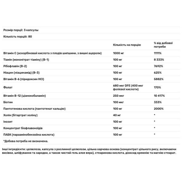Вітаміни від стресу, Mega B-Stress, Solaray, 240 капсул