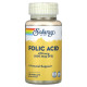 Фолієва кислота, Folic Acid, Solaray, 470 мкг, 100 рослинних капсул