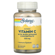 Вітамін C 500 мг, з біофлавоноїдами, Solaray Vitamin C with Bioflavonoid, 100 капсул