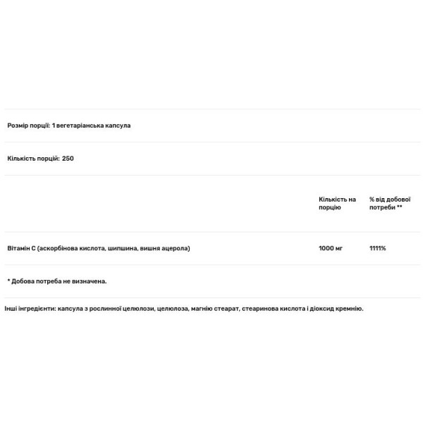 Вітамін С, Vitamin C, Solaray, двофазне вивільнення, 1000 мг, 250 капсул