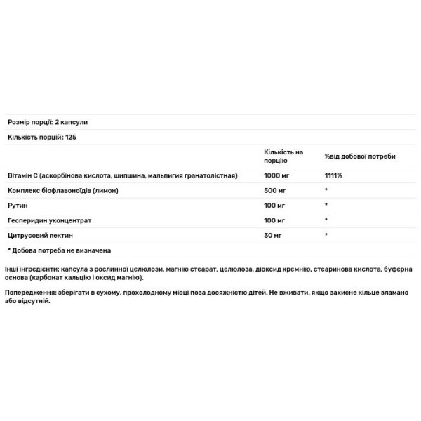 Буферизований вітамін С, Bio C Buffered, Solaray, 1000 мг, 250 капсул