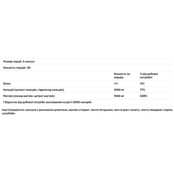 Кальцій і магній 1: 1, Cal-Mag Citrate, Solaray, високоефективний, 180 капсул