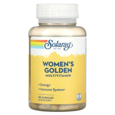 Мультивітаміни для жінок, Solaray Women's Golden MultiVitaMin, 90 капсул