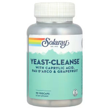 Дріжджі для очищення, Yeast-Cleanse Solaray, 90 вегетаріанських капсул