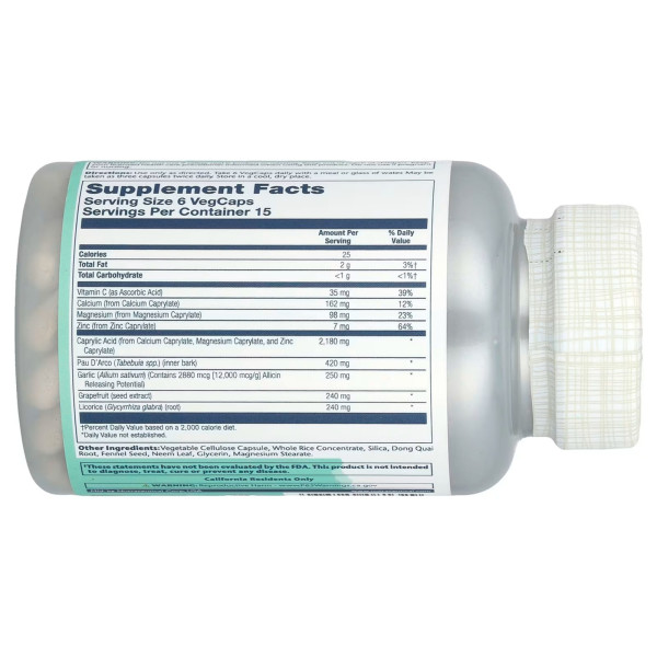 Дріжджі очищаючі, Yeast-Cleanse, Solaray, 90 вегетаріанських капсул