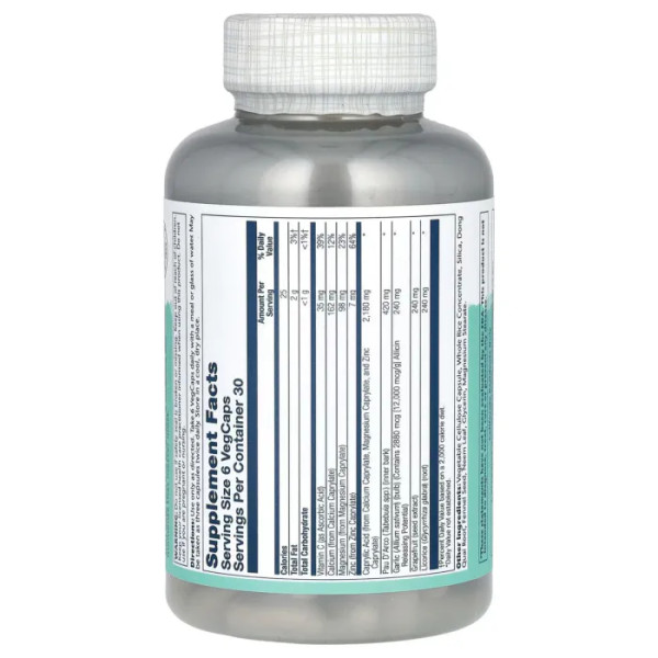 Дріжджі очищаючі, Yeast-Cleanse, Solaray, 180 вегетаріанських капсул