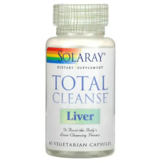 Чистка печінки, Total Cleanse Liver Solaray, 60 капсул